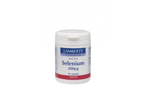 Lamberts Selenium 200 mcg. como Selenio-L-Metionina  60 comprimi