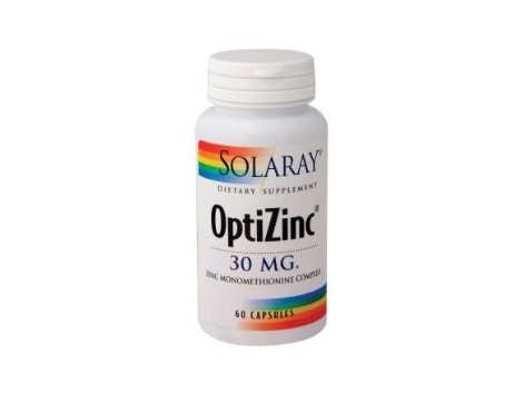 Solaray Optizinc 30mg. (Zn + B6). Solaray. 60 Caps