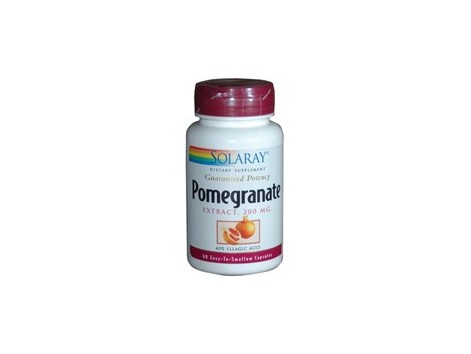 Solaray Pomegranate 200 mg. Solaray. 60 caps  Granada