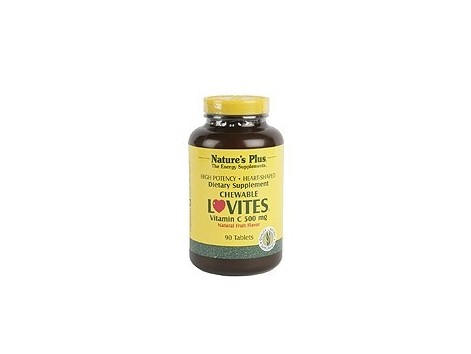 Nature´s Plus Lovites Vitamin C 500 90 chewables tablets. Nature