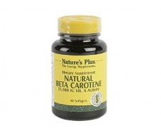 Nature´s Plus Natural Beta Carotene 90 pearls. Natures Plus