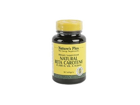 Nature´s Plus Natural Beta Carotene 90 pearls. Natures Plus