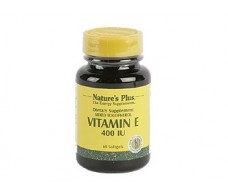 Nature´s Plus Vitamin E 400 UI  60 pearls. Natures Plus