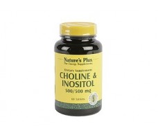 Nature´s Plus Choline & Inositol 500mg. 60 tablets. Natures Plus