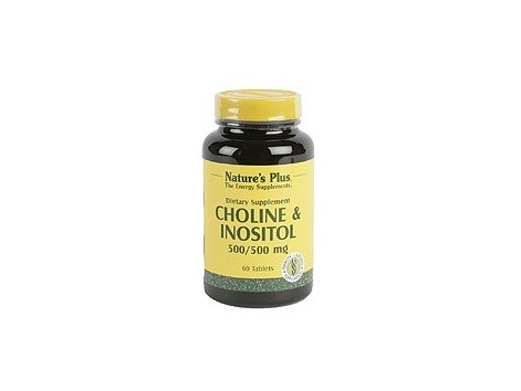 Nature´s Plus Choline & Inositol 500mg. 60 tablets. Natures Plus