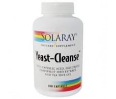 Solaray Yeast Cleanse 90 caps Levadura roja del arroz