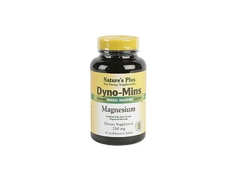 Nature's Plus Dyno Mins Magnésio 90 comprimidos.