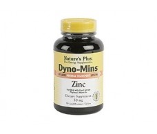 Nature's Plus Dyno Mins Minerais Zinco 60 comprimidos.