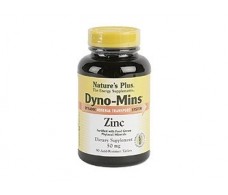 Nature's Plus Dyno Mins Zinc Minerales 60 comprimidos.