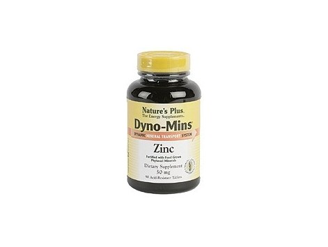 Nature's Plus Dyno Mins Minerais Zinco 60 comprimidos.