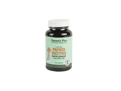 Nature's Plus Papaya Enzime 180 comprimidos masticables