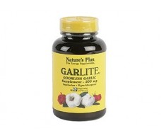 Nature´s Plus Garlite - Ajo desodorizado 90 vegicaps. Nature´s P