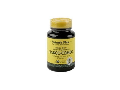 Nature´s Plus Ginkgo Combo 60 capsulas. Nature´s Plus