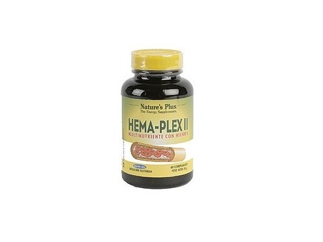 Nature´s Plus Hema-Plex II. 60 comprimidos. Nature´s Plus