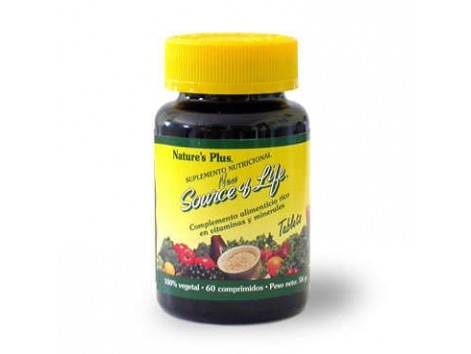 Nature's Plus Source of life New 60 comp. 100% vegetable NaturesPl