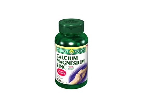 Nature's Bounty Calcium, Magnesium and Zinc 100 tablets