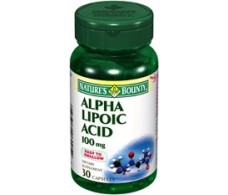 Nature's Bounty alpha lipoic acid 100mg. 30 capsules