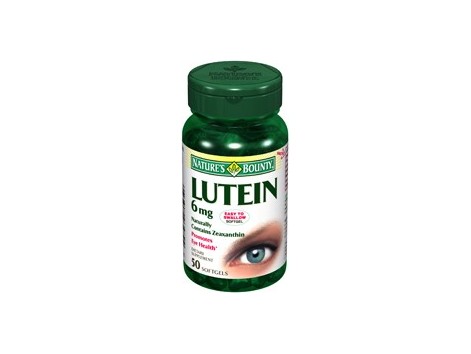 Nature´s Bounty Lutein 6mg. 50 pearls