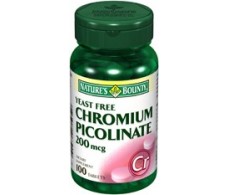 Nature´s Bounty Chromium Picolinate 200mcg. 100 tablets