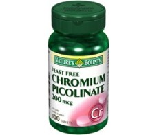 Nature´s Bounty Picolinato de Cromo 200mcg. 100 comprimidos