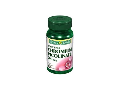 Nature´s Bounty Chromium Picolinate 200mcg. 100 tablets