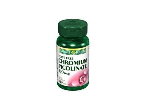 Nature´s Bounty Chromium Picolinate 200mcg. 100 Tabletten