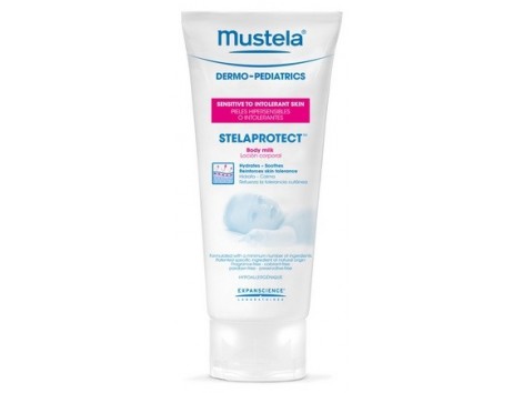 Stelaprotect Mustela Body Milk 200ml intolerant skins.