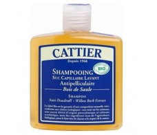 Cattier Shampoo Antischuppen-Willow Wood und Lavendel 250 ml.
