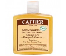 Cattier champú para cabello graso al Vinagre de romero 250ml.