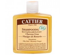 Cattier Fettiges Haar-Shampoo mit 250 ml Essig Romero