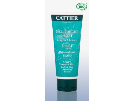 Cattier gel de ducha sport: cuerpo y cabello. 200ml.