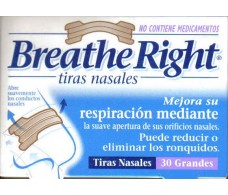 Breathe Right nasal strips classic size L large. 10 units