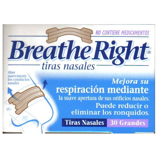 Tiras nasales Breathe Right clásicas talla L grandes. 10 unidade - FARMACIA  INTERNACIONAL