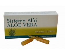 Sistema Alfa Aloe Vera Maxima fuerza. 20 ampollas