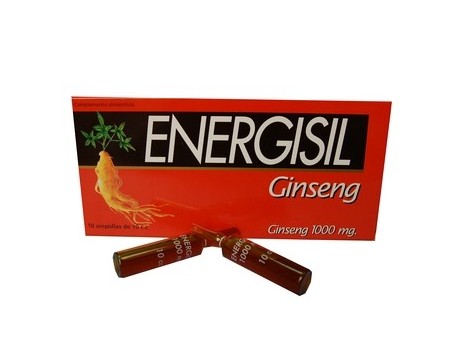 Energisil Ginseng 1000mg. 10 ampollas