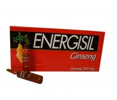Energisil Ginseng 500mg. 10 ampollas