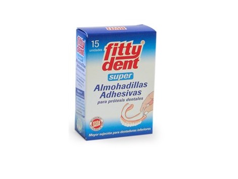 Fittydent Confort almohadillas inferiores superadhesivas. 15 unidades