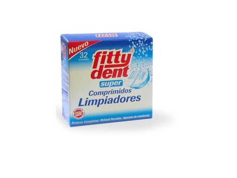 Fittydent comprimidos superlimpiadores. 32 comprimidos