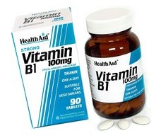 Health Aid Vitamina B1 o Tiamina 100mg. 90 comprimidos