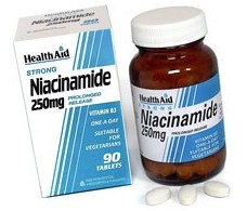 Health Aid Vitamin B3 (Niacinamide) 250mg - Prolonged Release Ta