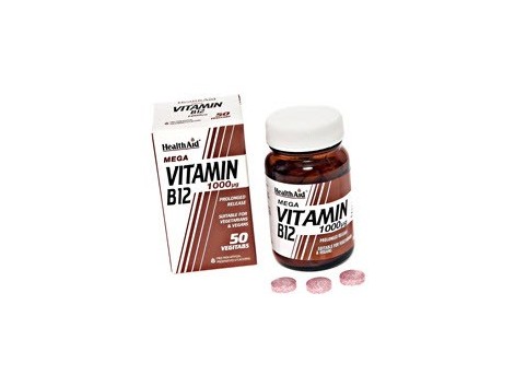 Health Aid Vitamin B12 (Cyanocobalamin) 1000µg - Tablets 100's