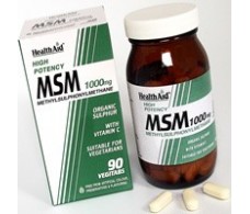 Health Aid MSM 1000mg. 90 comprimidos