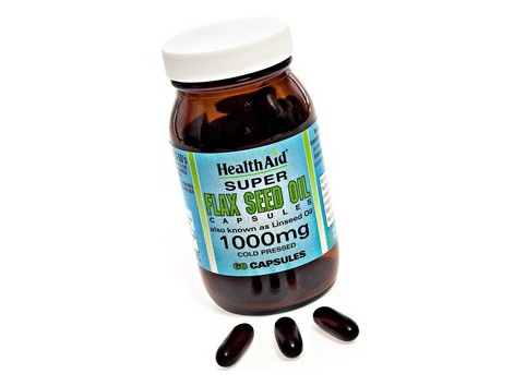 Health Aid aceite de linaza 1000mg. 60 capsulas