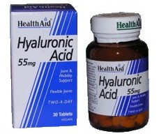 Health Aid Hyaluronic Acid 55mg. 30 capsules