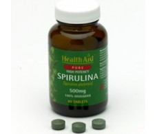 Health Aid Espirulina 500mg. 60 comprimidos