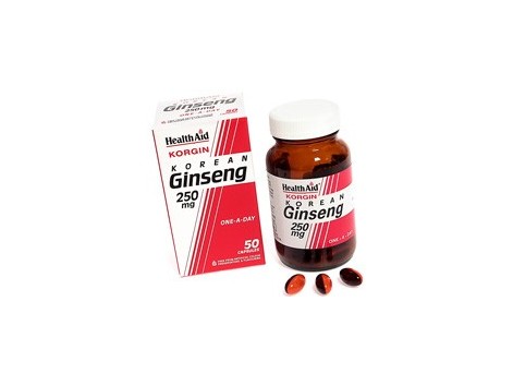 Health Aid Ginseng Koreano 250mg. 50 capsulas