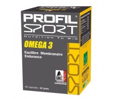 Profil Sport Omega 3.  40 capsulas