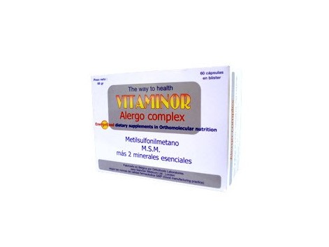 Vitaminor MSM Complex (antes Alergo Complex) 60 capsulas