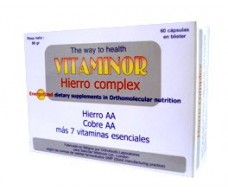 Vitaminor Hierro Complex 60 capsulas