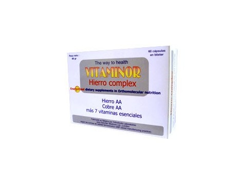 Vitaminor Hierro Complex 60 capsulas